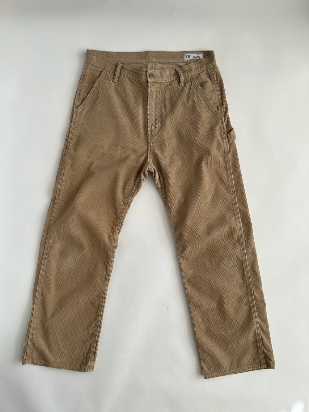 Gap Men's Corduroy 90’s Loose Carpenter Pants in Tan
